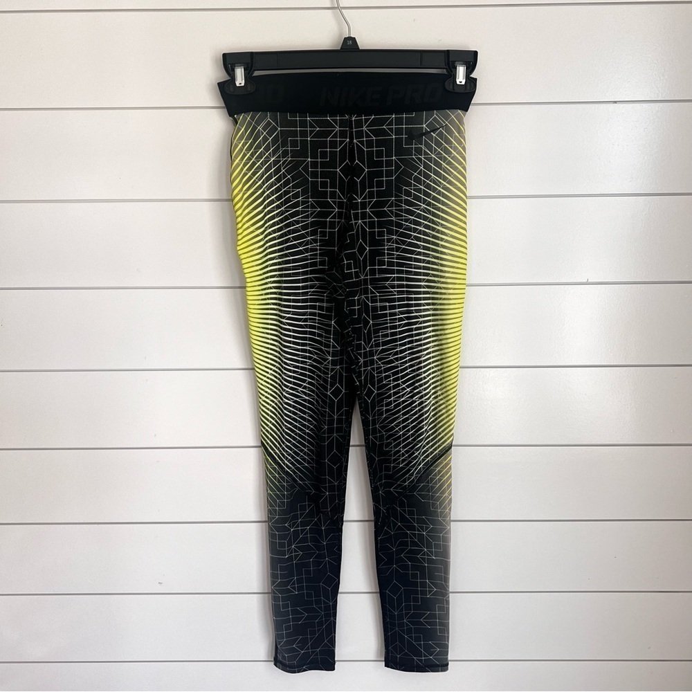 Nike Pro Compression Full Length Leggings (Women's Small) Black 🟦